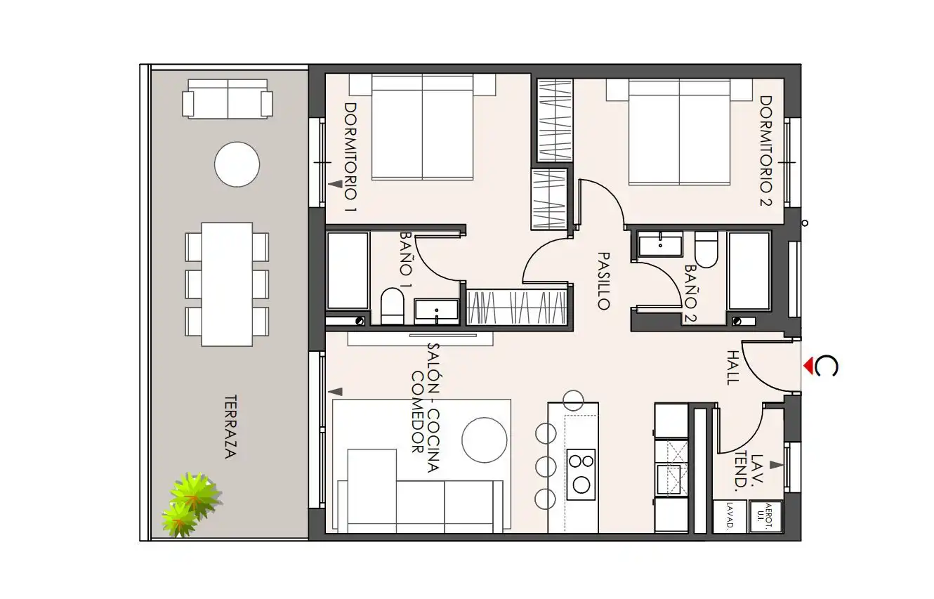 Apartament amb piscina en venda a Los Pacos, imagen 11