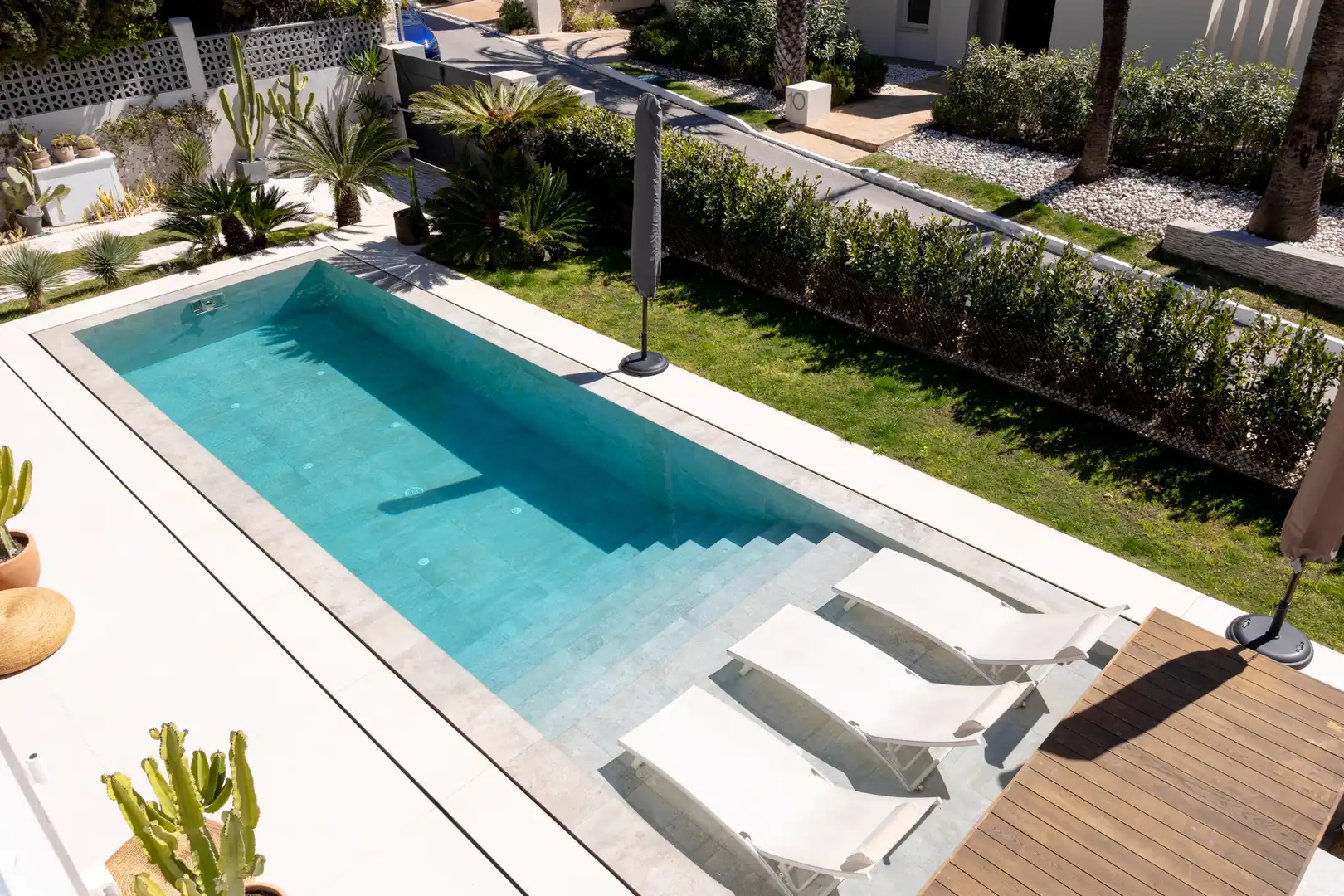 Piscina de Casa o xalet de lloguer en Marbella amb Calefacció, Jardí privat i Terrassa