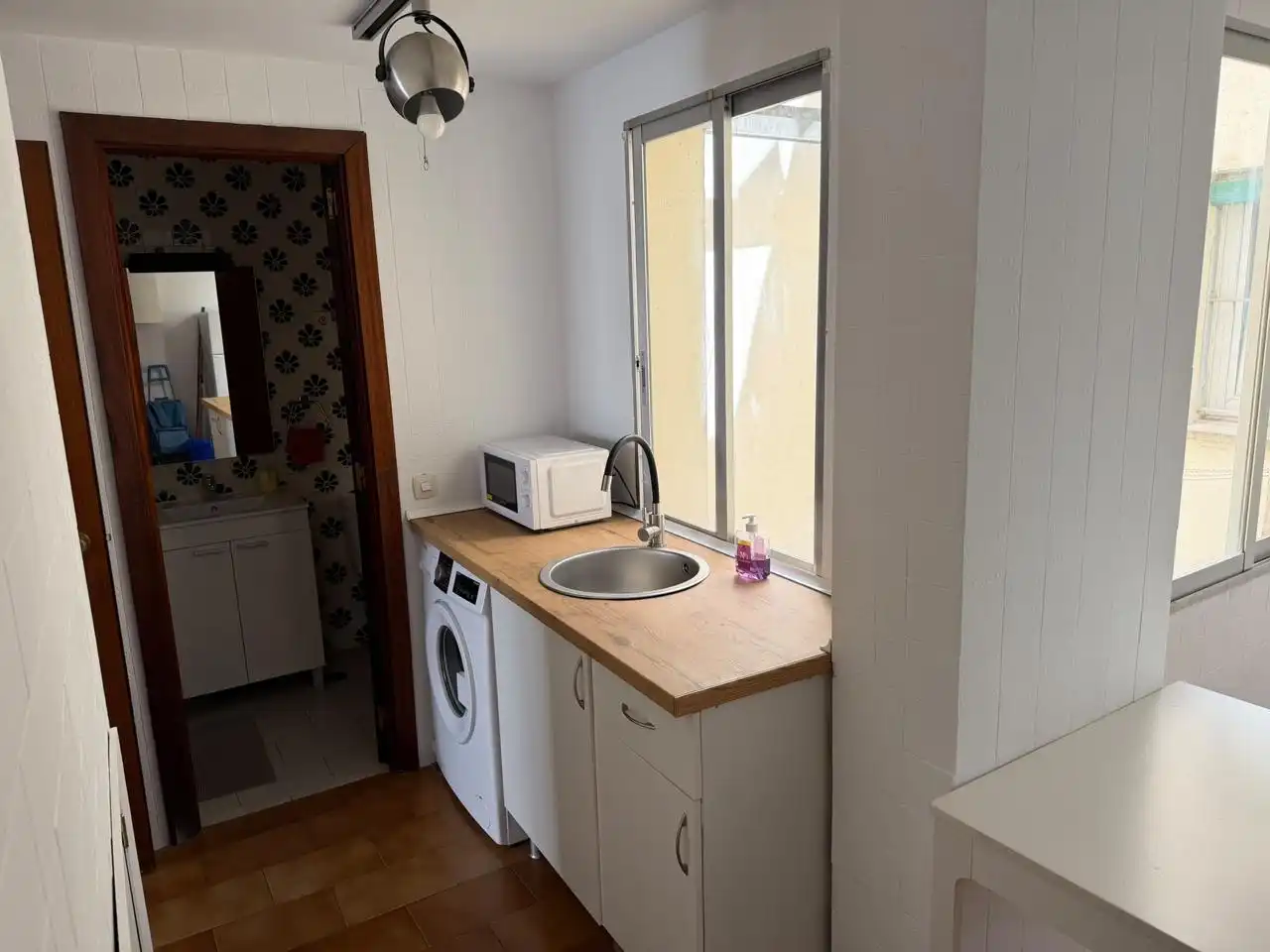 Cuina de Pis de lloguer en Madrid amb Calefacció i Balcó