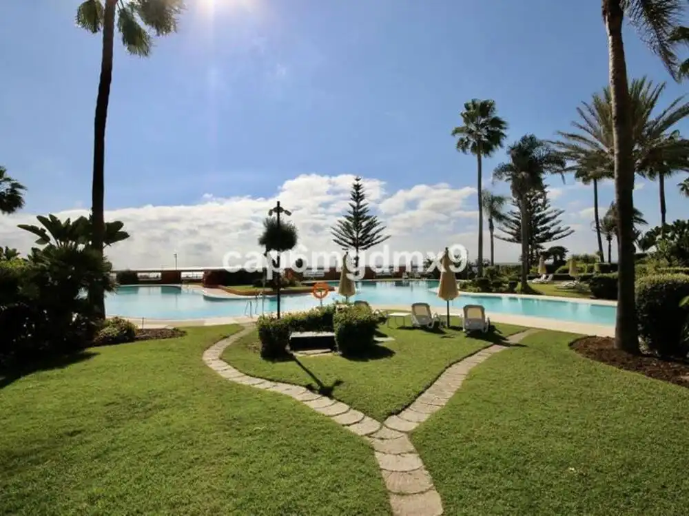 Swimming pool of Attic for rent in Marbella  with Air Conditioner, Terrace and Storage room