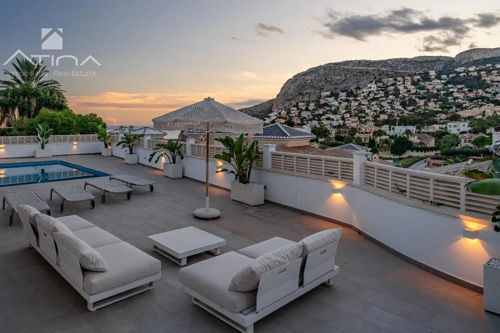 Terrassa de Casa o xalet en venda en Calpe / Calp amb Aire condicionat, Calefacció i Jardí privat