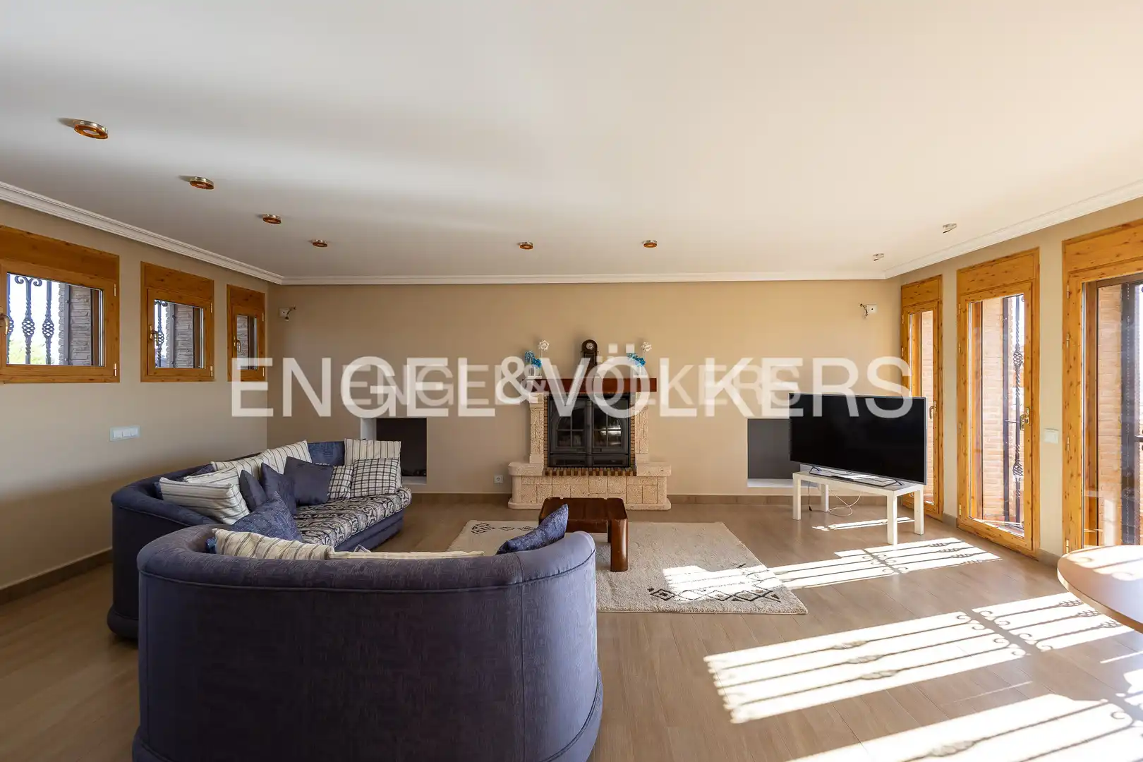 Sala de estar de Finca rústica en venta en Villaviciosa de Odón con Aire acondicionado, Calefacción y Jardín privado