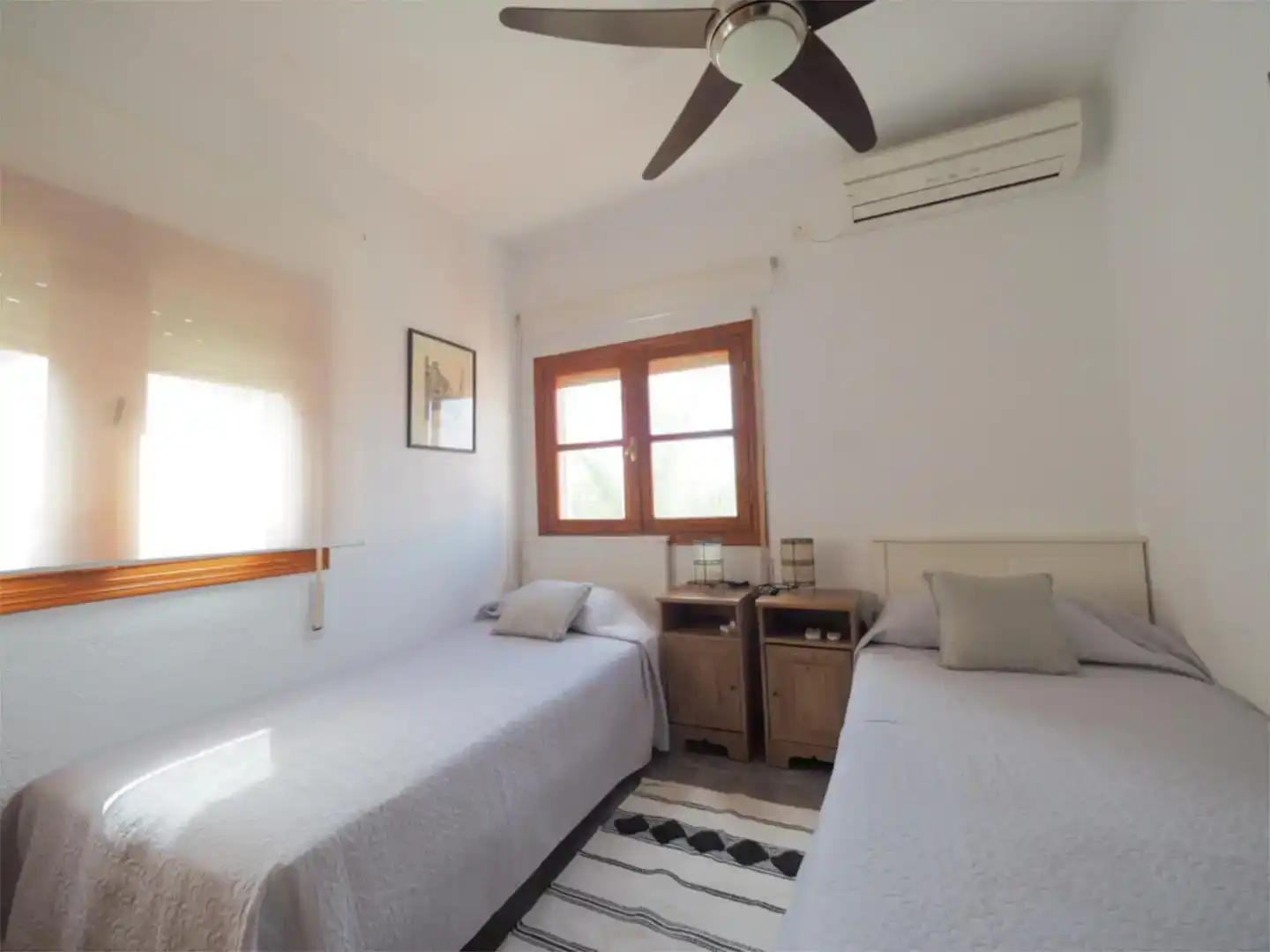 Schlafzimmer von Haus oder Chalet zur Miete in Águilas mit Klimaanlage, Privatgarten und Möbliert