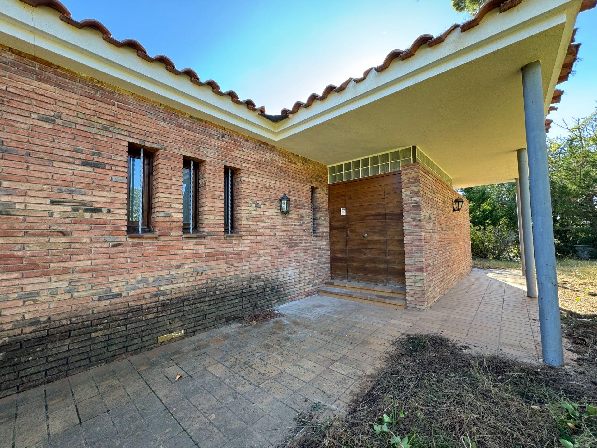 Vista exterior de Casa o xalet en venda en Caldes de Malavella amb Aire condicionat, Calefacció i Jardí privat