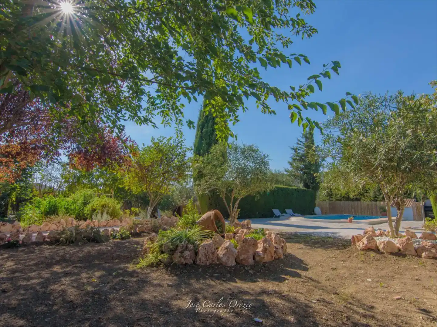 Jardí de Finca rústica en venda en Arriate amb Aire condicionat i Piscina