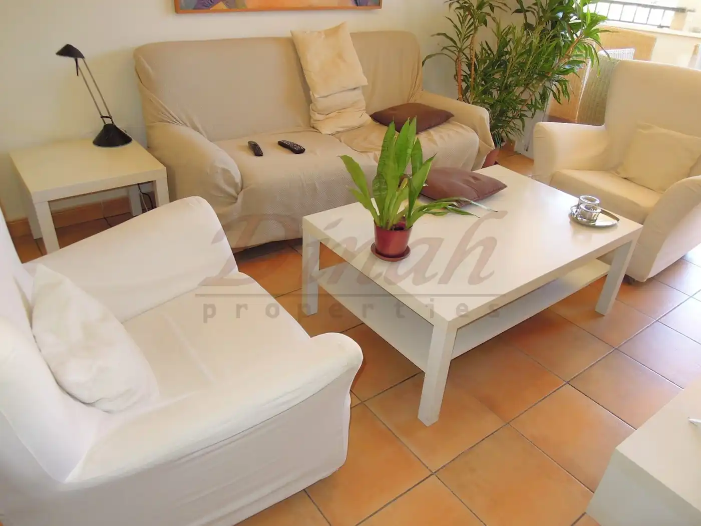 Sala de estar de Apartamento de alquiler en Altea con Aire acondicionado, Calefacción y Terraza