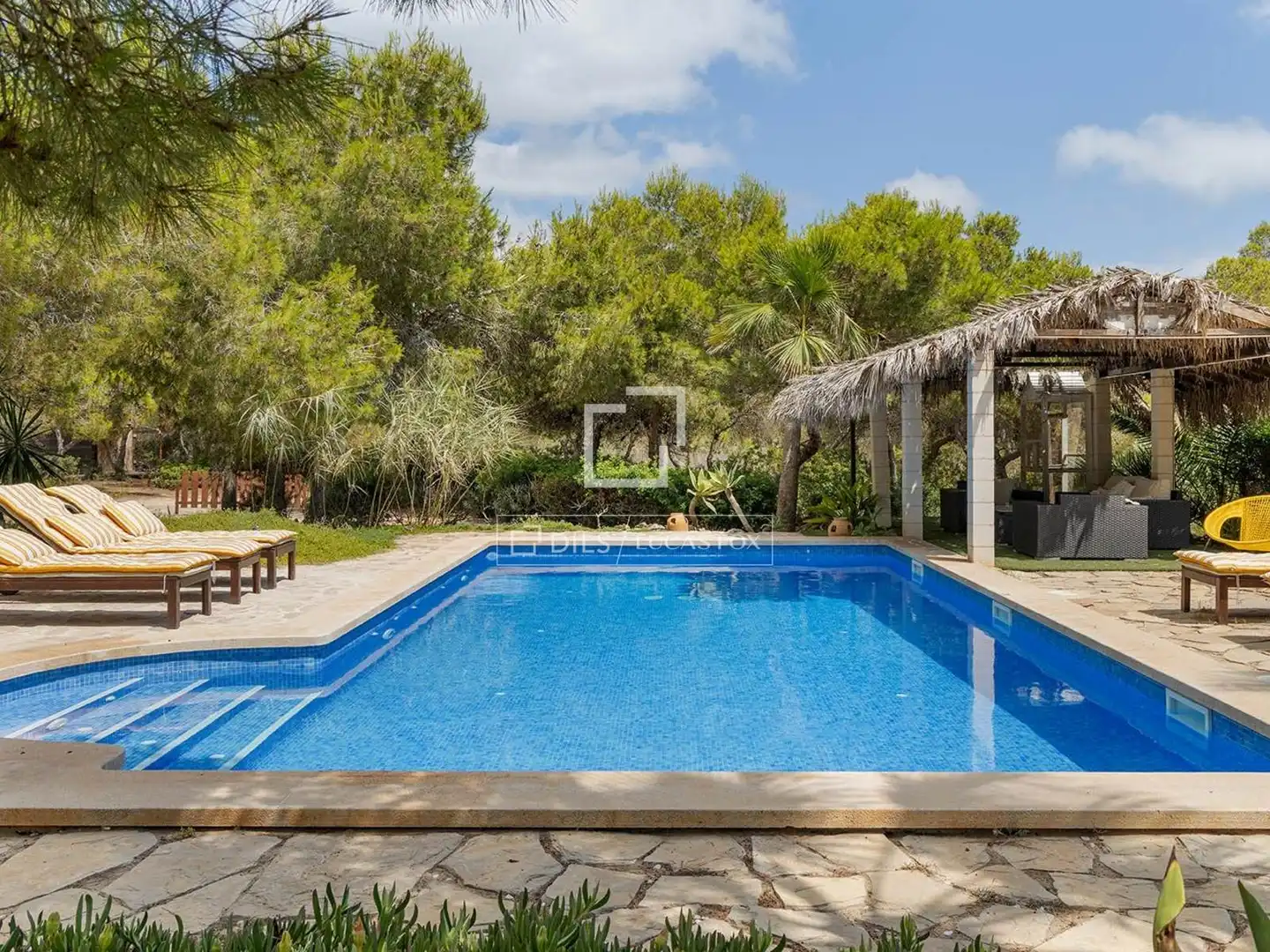Jardín de Casa o chalet de alquiler en Formentera con Aire acondicionado, Jardín privado y Terraza
