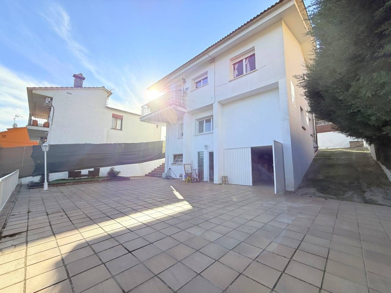 Vista exterior de Casa o xalet en venda en Riells i Viabrea amb Calefacció i Jardí privat