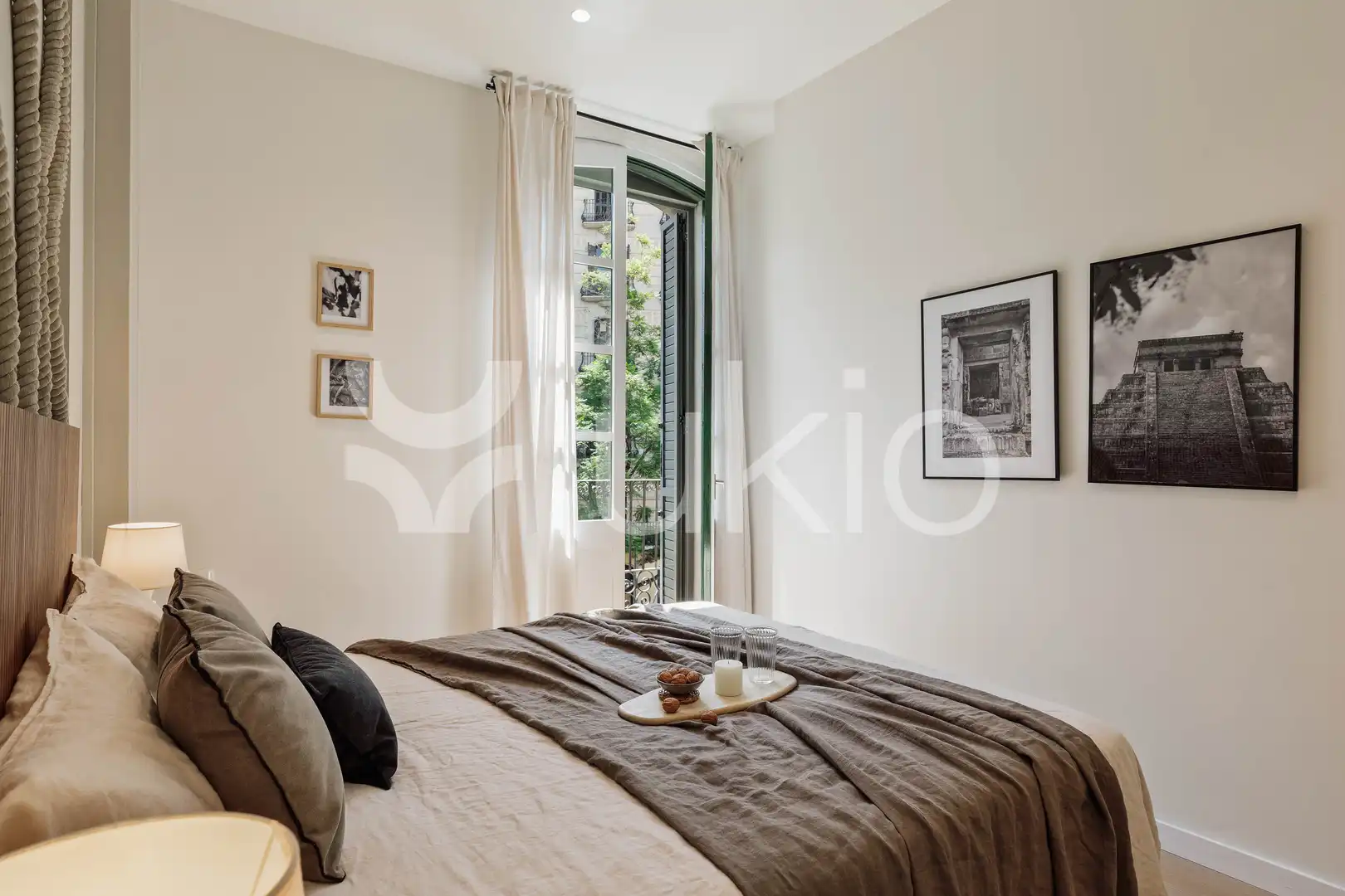 Habitación de Apartamento de alquiler en Barcelona con Aire acondicionado, Calefacción y Terraza
