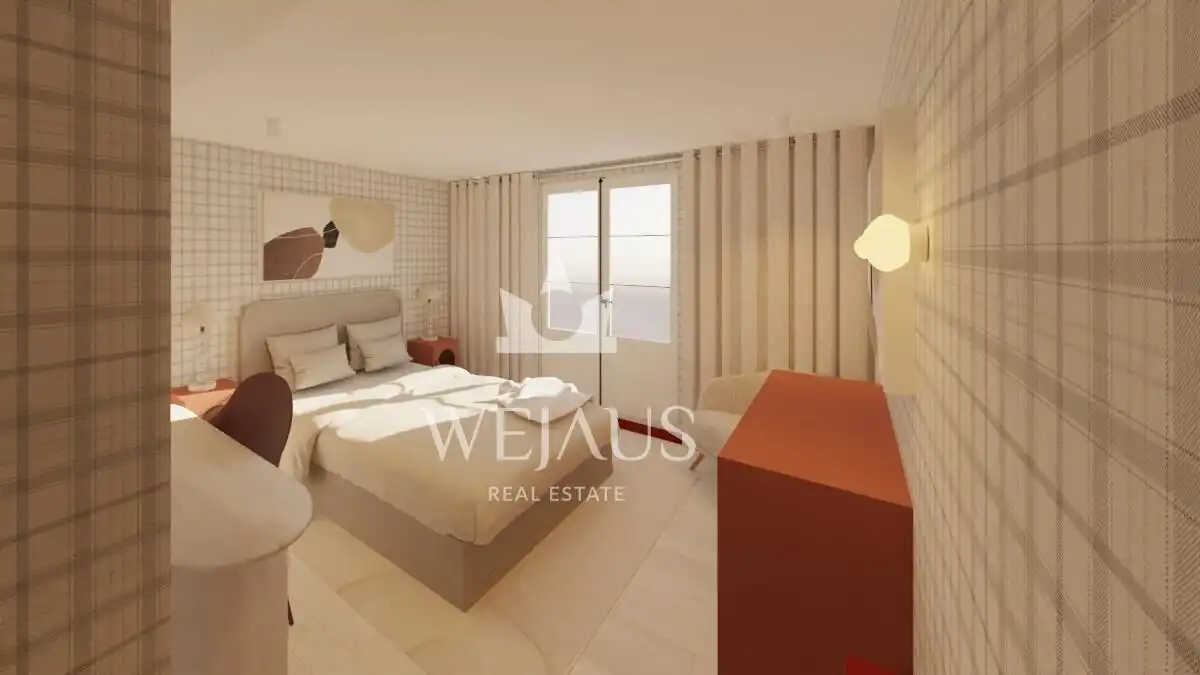 Schlafzimmer von Wohnung zum Verkauf in Santander mit Heizung, Möbliert und Balkon
