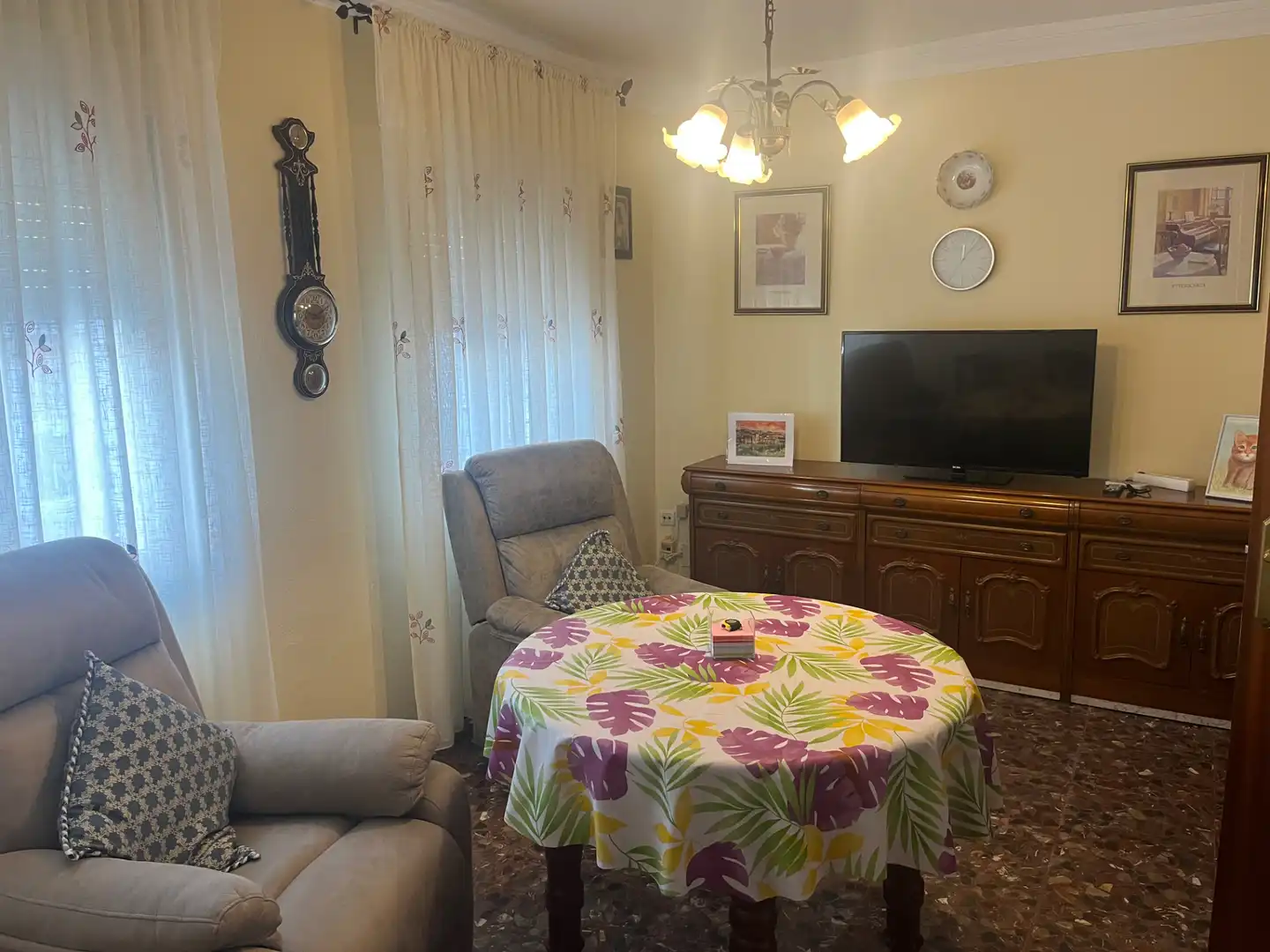 Sala de estar de Piso en venta en Antequera con Aire acondicionado, Amueblado y Lavadora