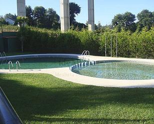 Swimming pool of Single-family semi-detached for sale in Santiago de Compostela   with Heating, Private garden and Terrace