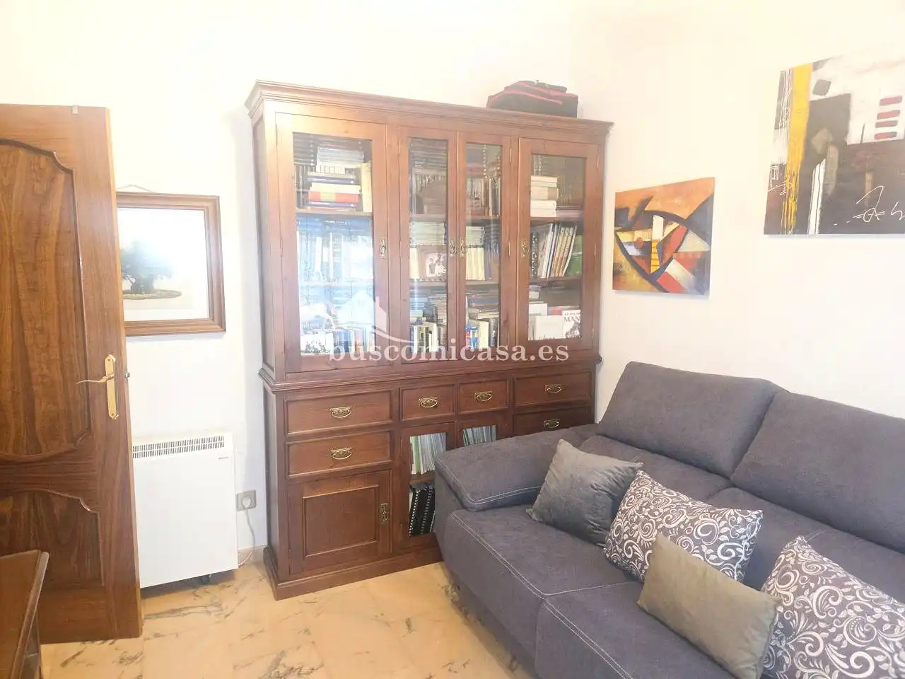 Sala d'estar de Pis en venda en Jaén amb Aire condicionat, Calefacció i Parquet