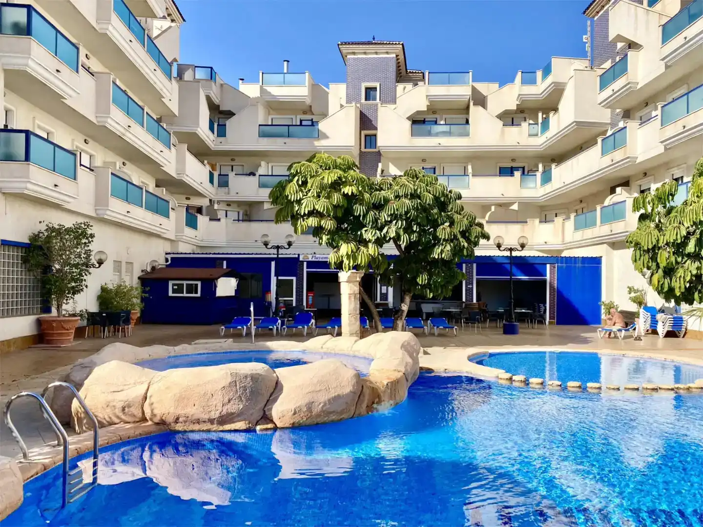 Swimming pool of Apartments for rent in Orihuela  with Air Conditioner