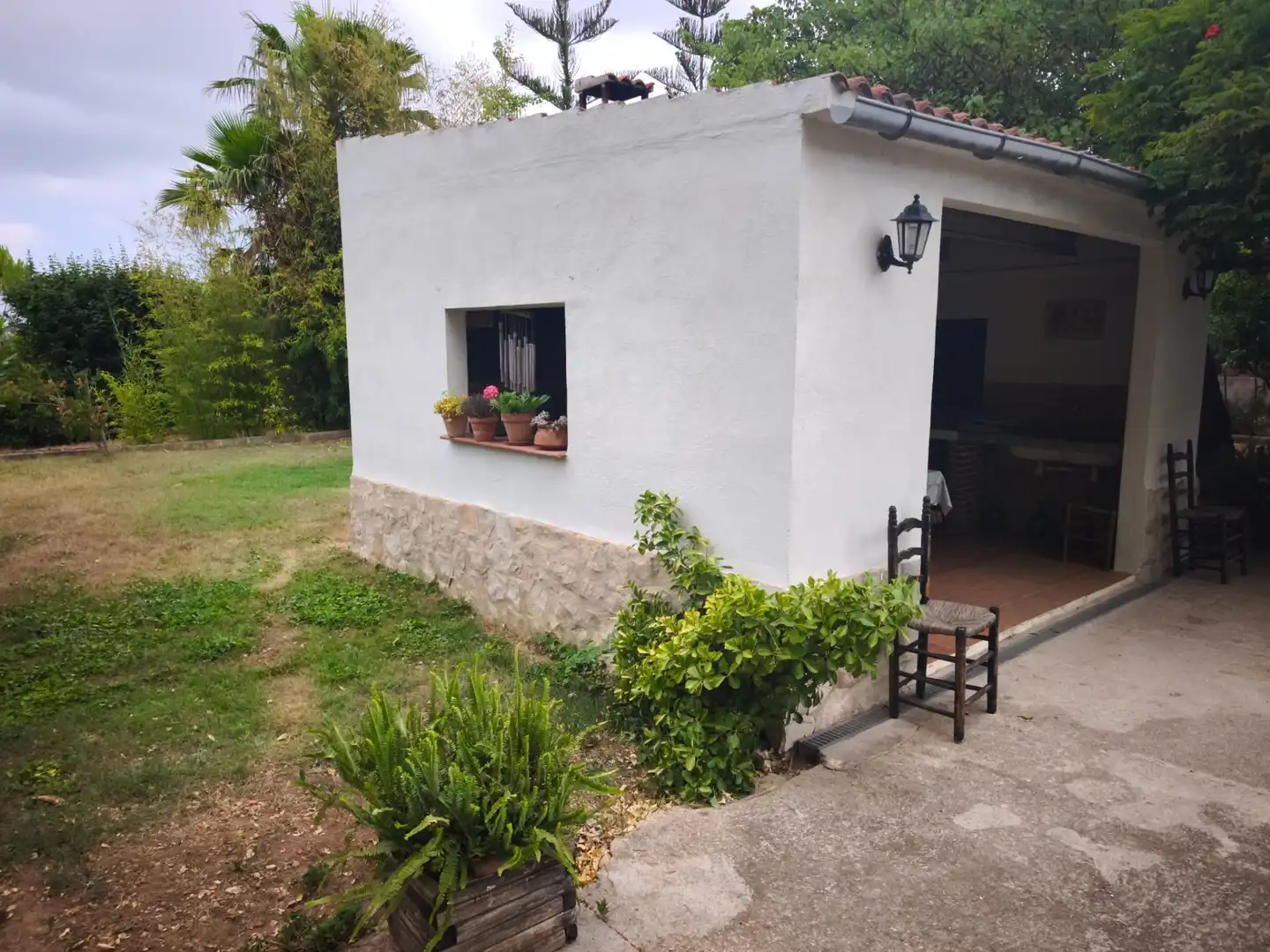 Vista exterior de Finca rústica en venda en Masdenverge amb Jardí privat, Traster i Moblat