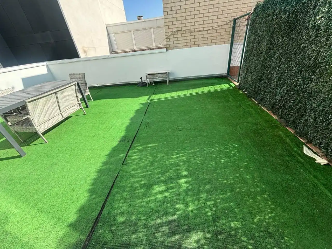 Terrasse von Dachboden zur Miete in Madrid mit Klimaanlage, Heizung und Parkett