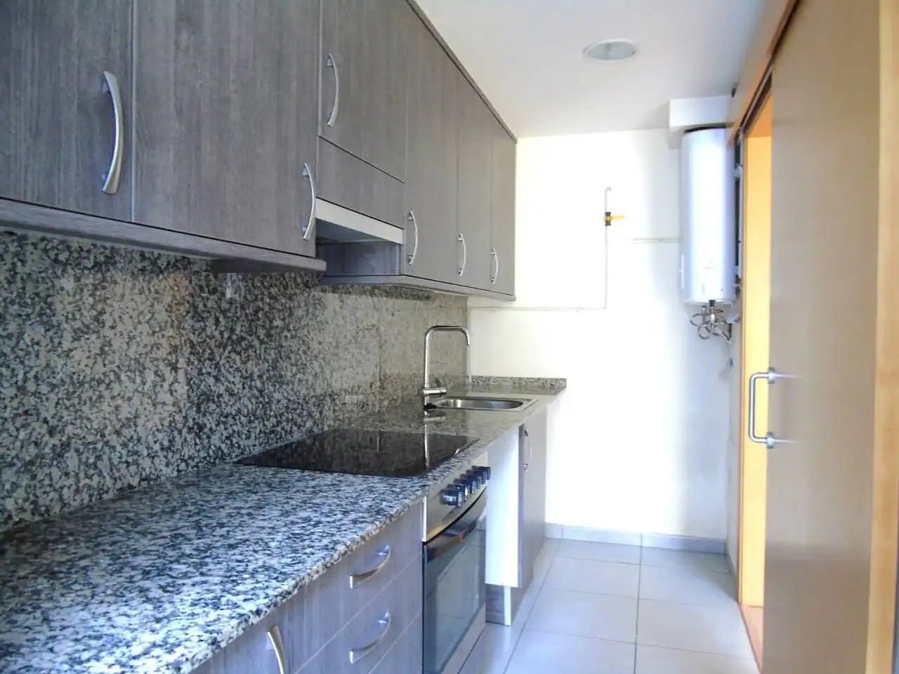 Küche von Wohnung zum Verkauf in Sant Martí de Centelles mit Heizung, Parkett und Balkon