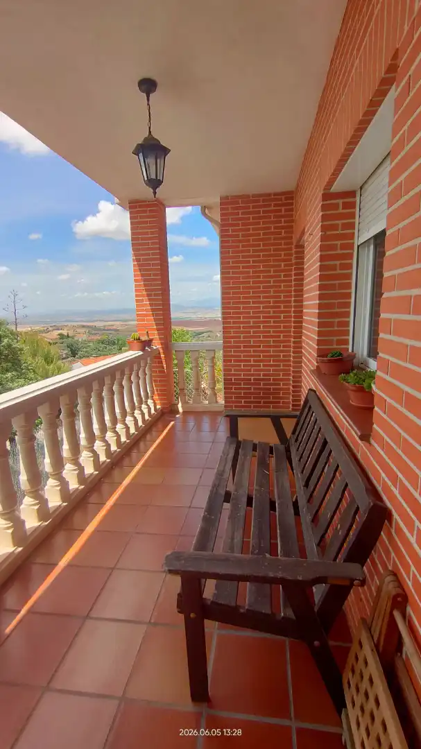 Terrassa de Casa o xalet en venda en El Casar amb Calefacció, Jardí privat i Terrassa
