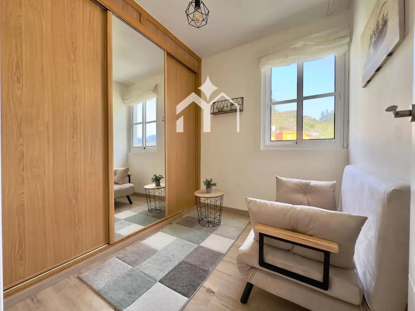 Bedroom of Houses for sale in Moaña  with Heating, Private garden and Parquet flooring