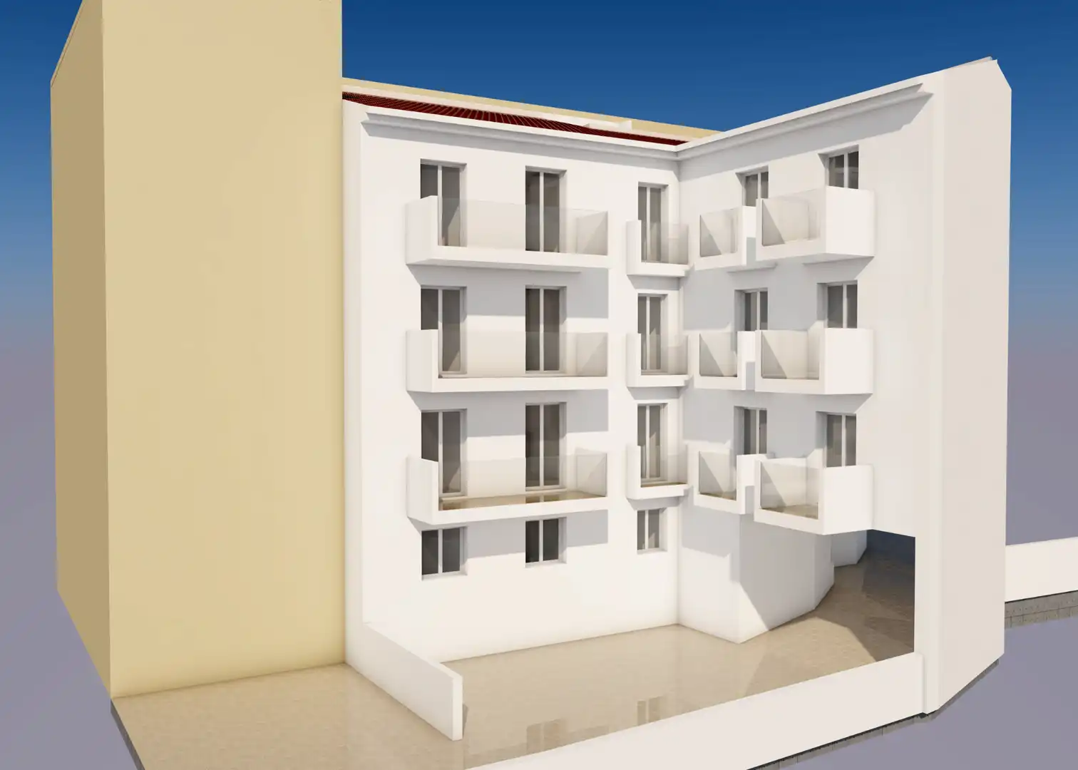 Vista exterior de Piso en venta en Tolox