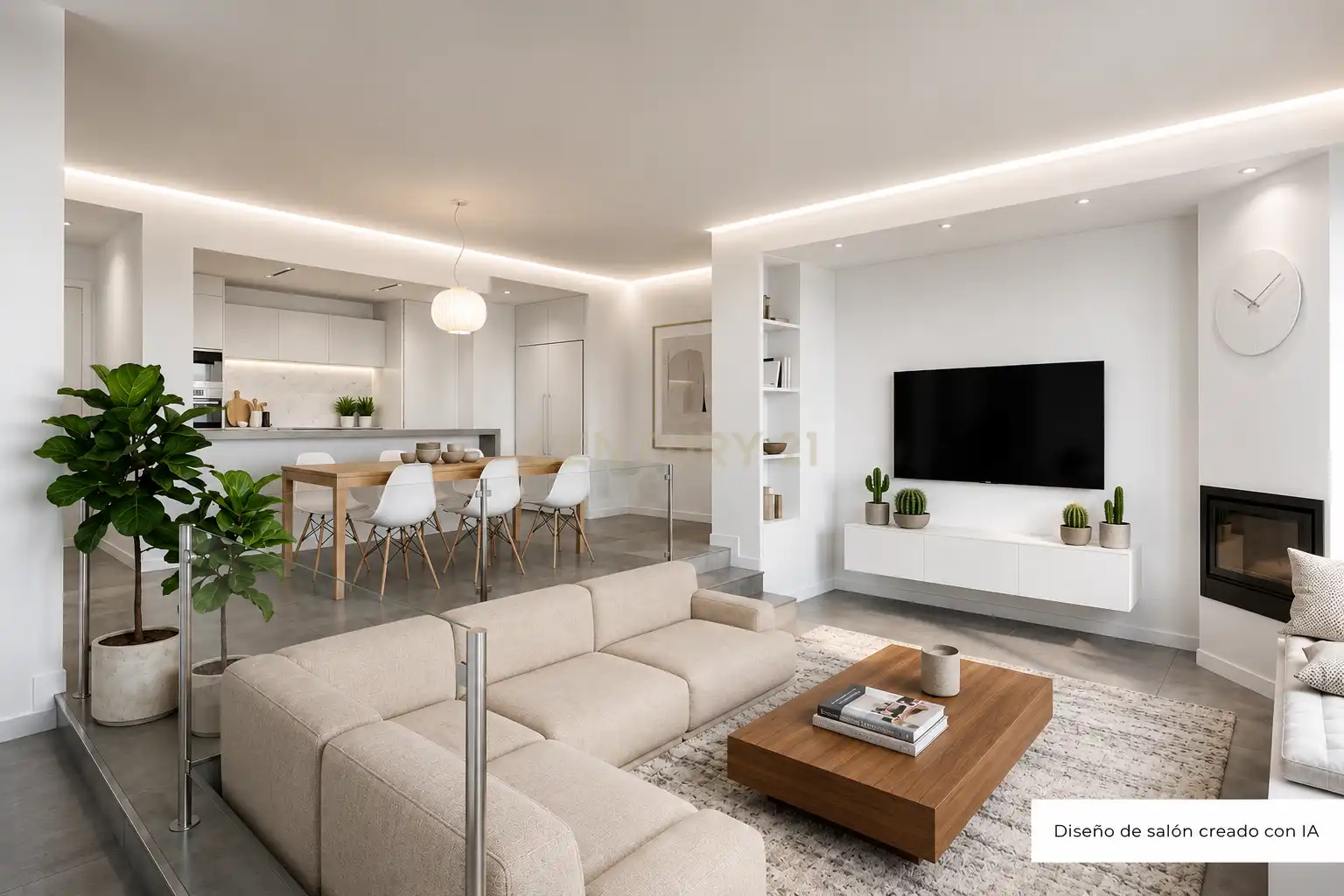 Sala de estar de Casa adosada en venta en Málaga Capital con Aire acondicionado, Jardín privado y Trastero