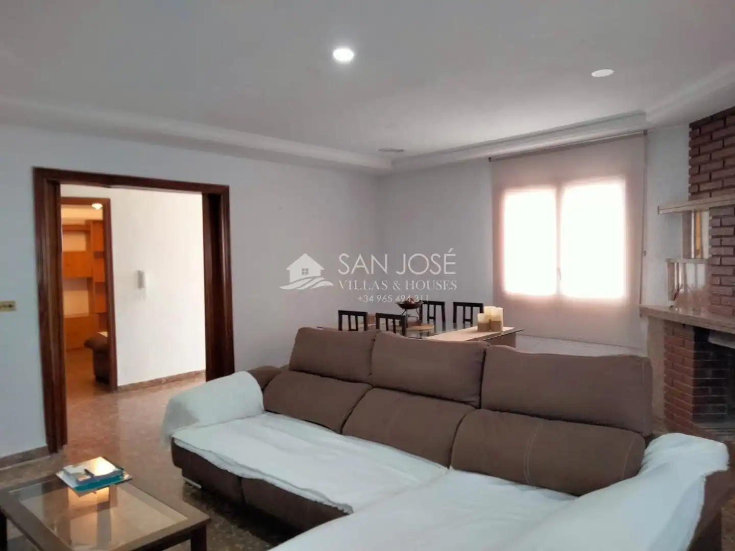 Sala d'estar de Casa o xalet en venda en Elche / Elx amb Jardí privat, Terrassa i Traster