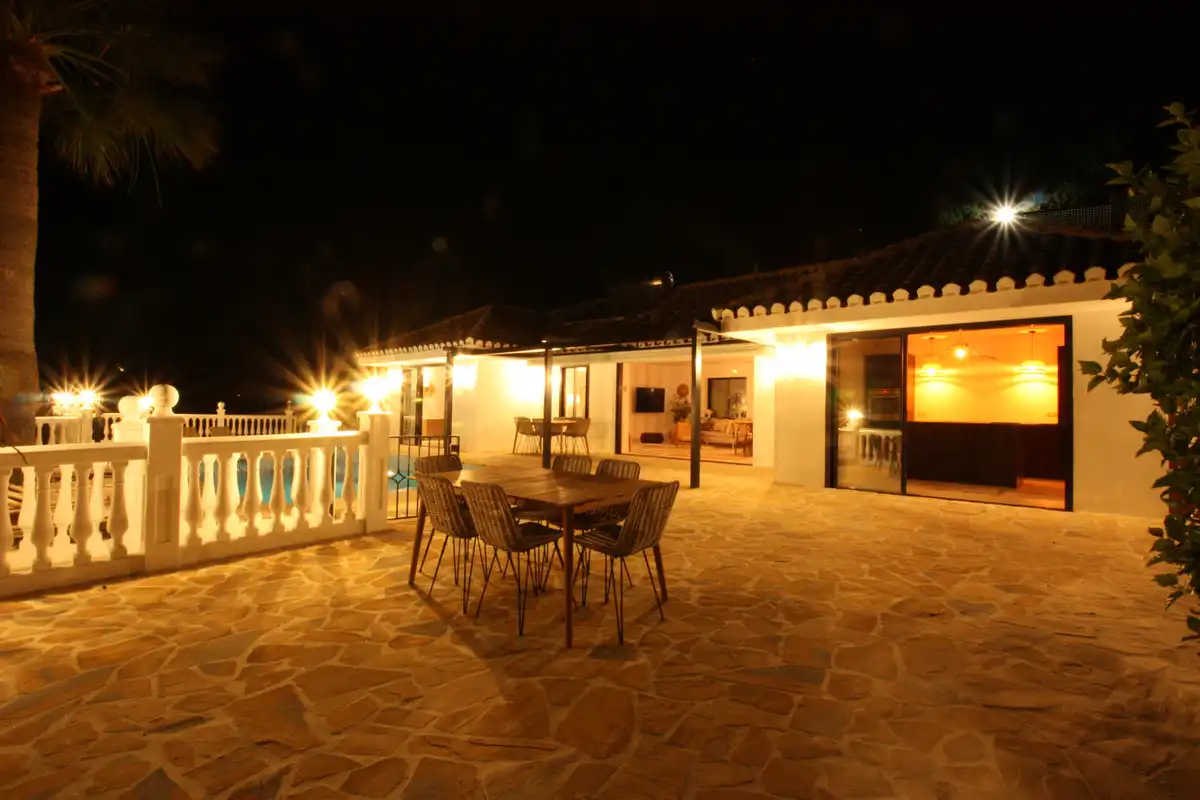 Terraza de Casa o chalet en venta en Benalmádena con Aire acondicionado, Calefacción y Jardín privado