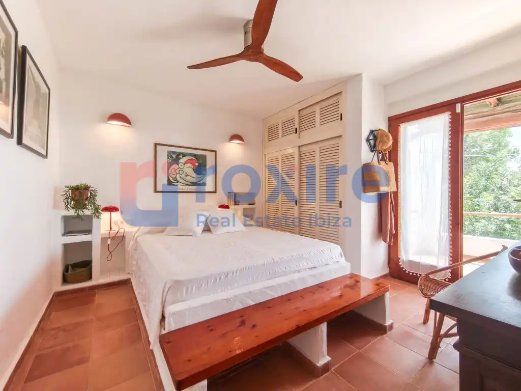 Bedroom of Houses for rent in Sant Josep de sa Talaia  with Air Conditioner, Private garden and Terrace