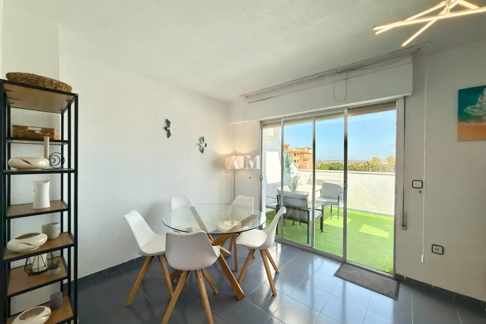 Dining room of Flat for rent in Torrevieja  with Terrace, Furnished and Washing machine