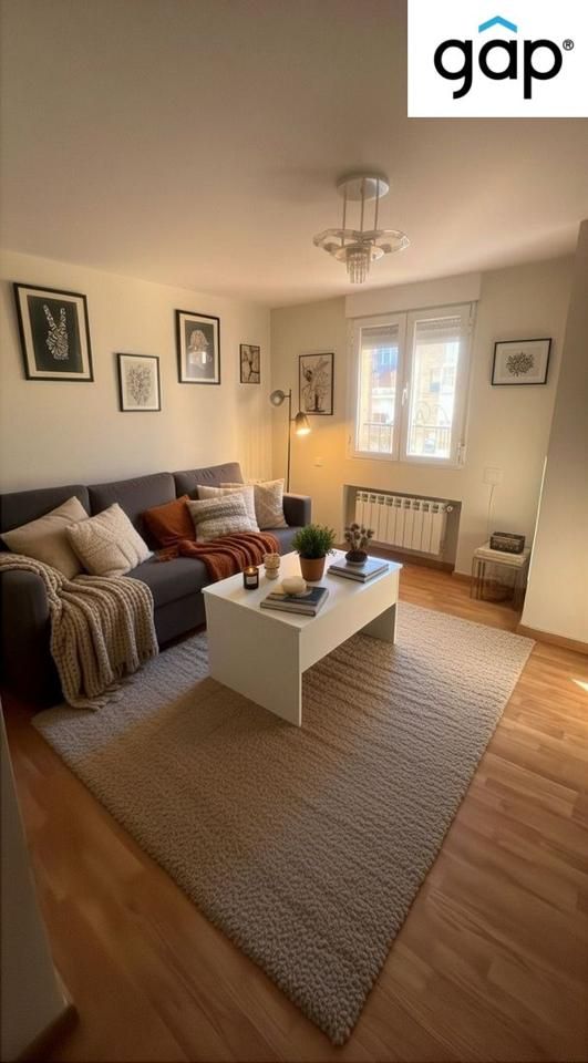 Sala d'estar de Pis de lloguer en Cuenca Capital amb Calefacció i Moblat