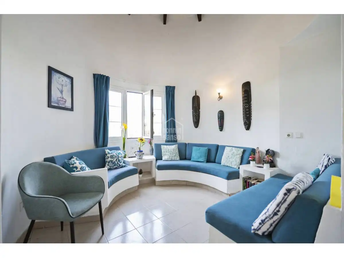 Sala d'estar de Apartament en venda en Ciutadella de Menorca amb Calefacció, Jardí privat i Terrassa