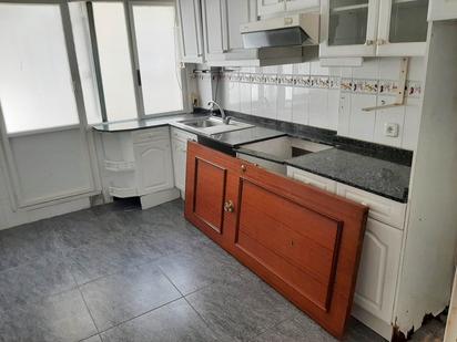 Kitchen of Flat for sale in Gijón   with Heating, Parquet flooring and Terrace