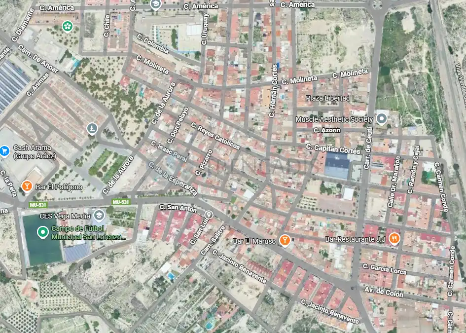 Vista exterior de Piso en venta en Murcia