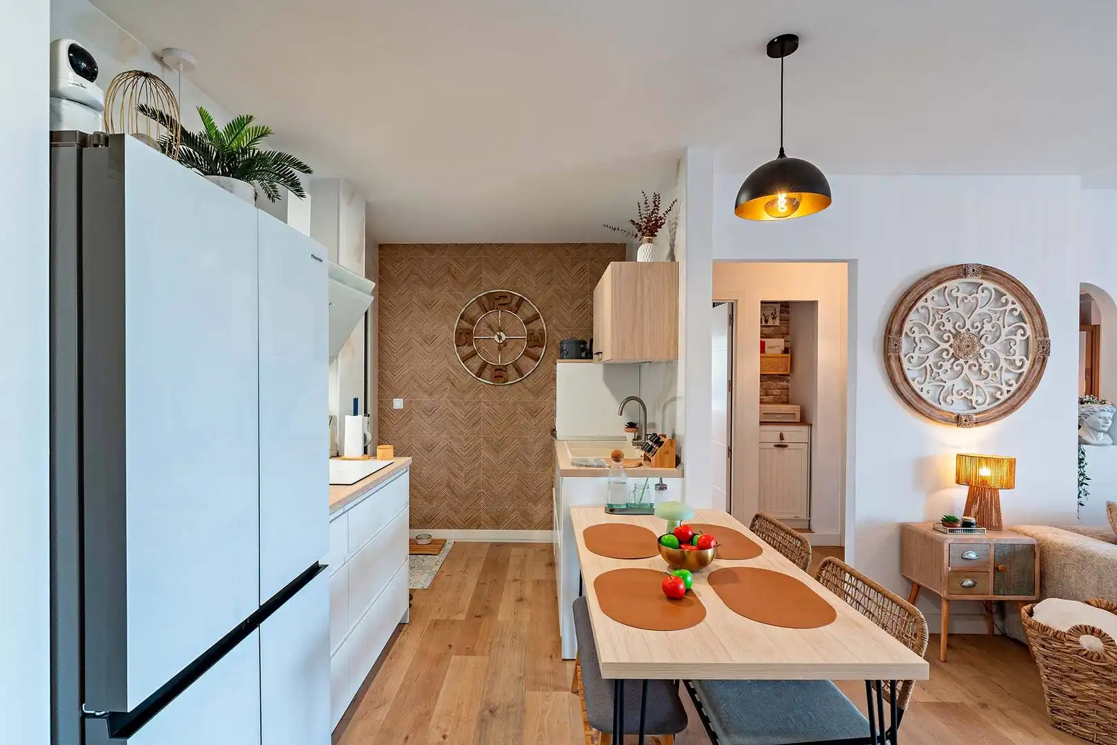 Cocina de Piso en venta en Roquetas de Mar con Aire acondicionado, Jardín privado y Terraza