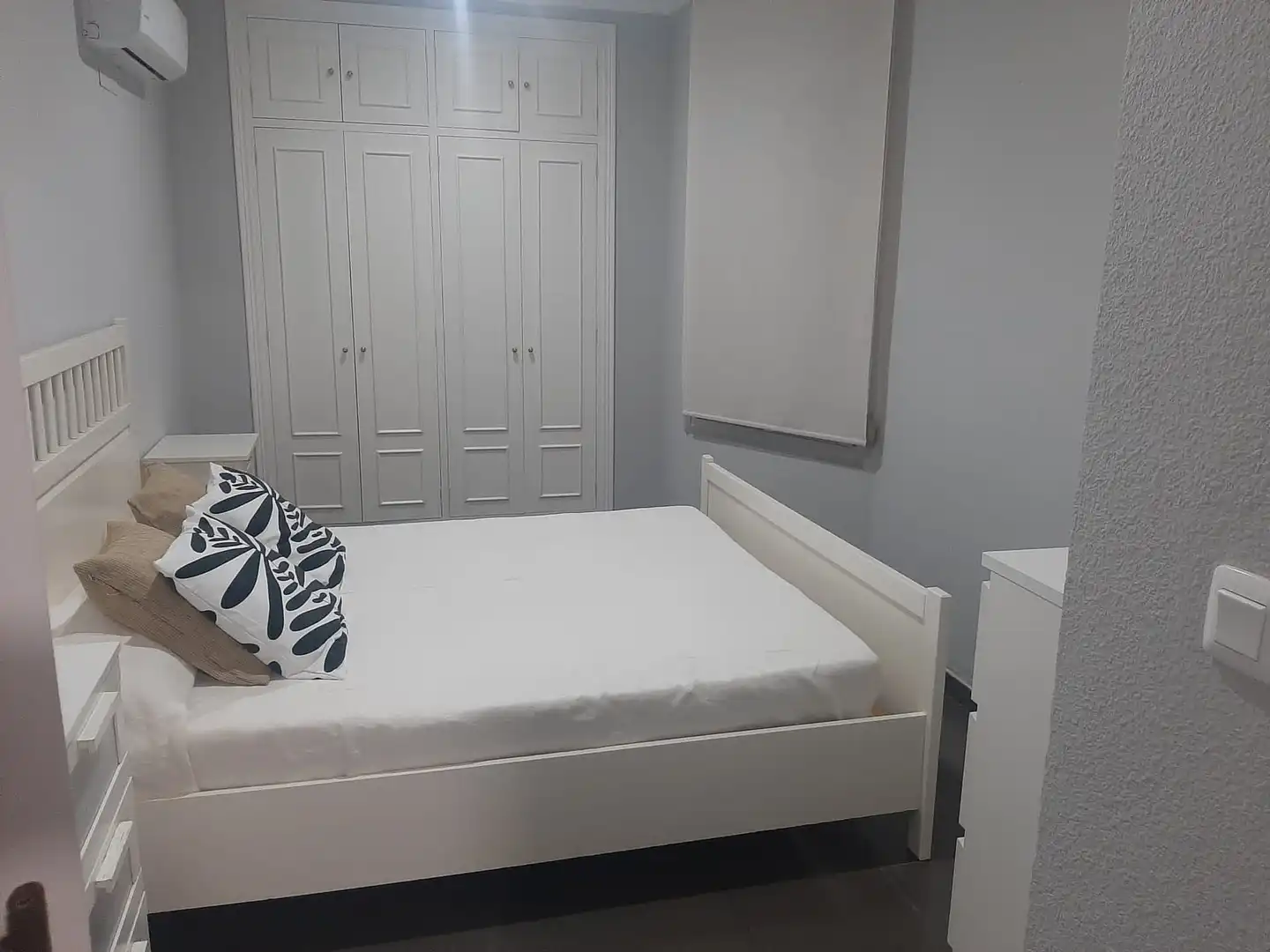 Bedroom of Flat for rent in Villaverde del Río  with Air Conditioner, Parquet flooring and Furnished
