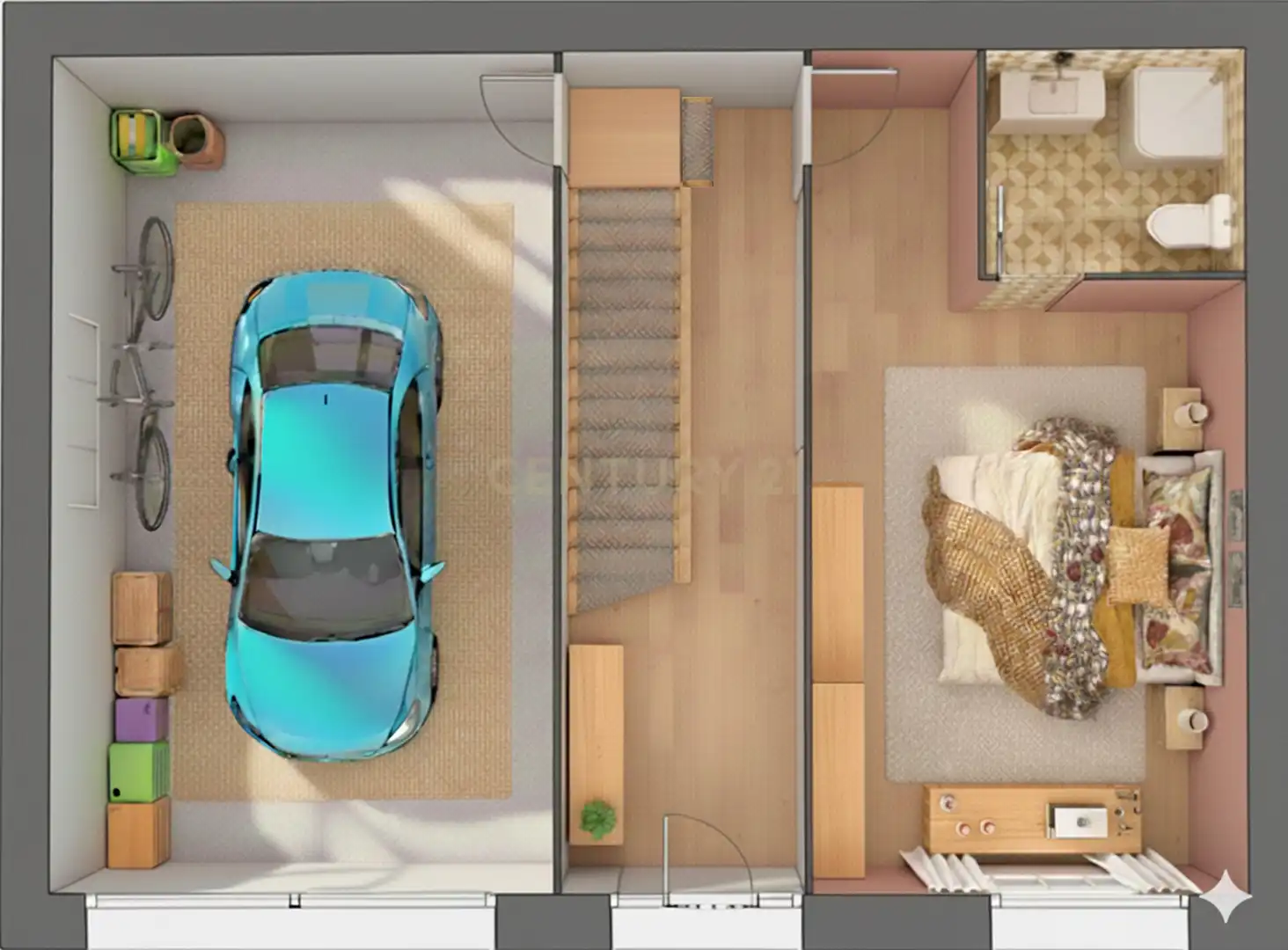Habitación de Casa o chalet en venta en Usurbil con Horno, Lavadora y Microondas