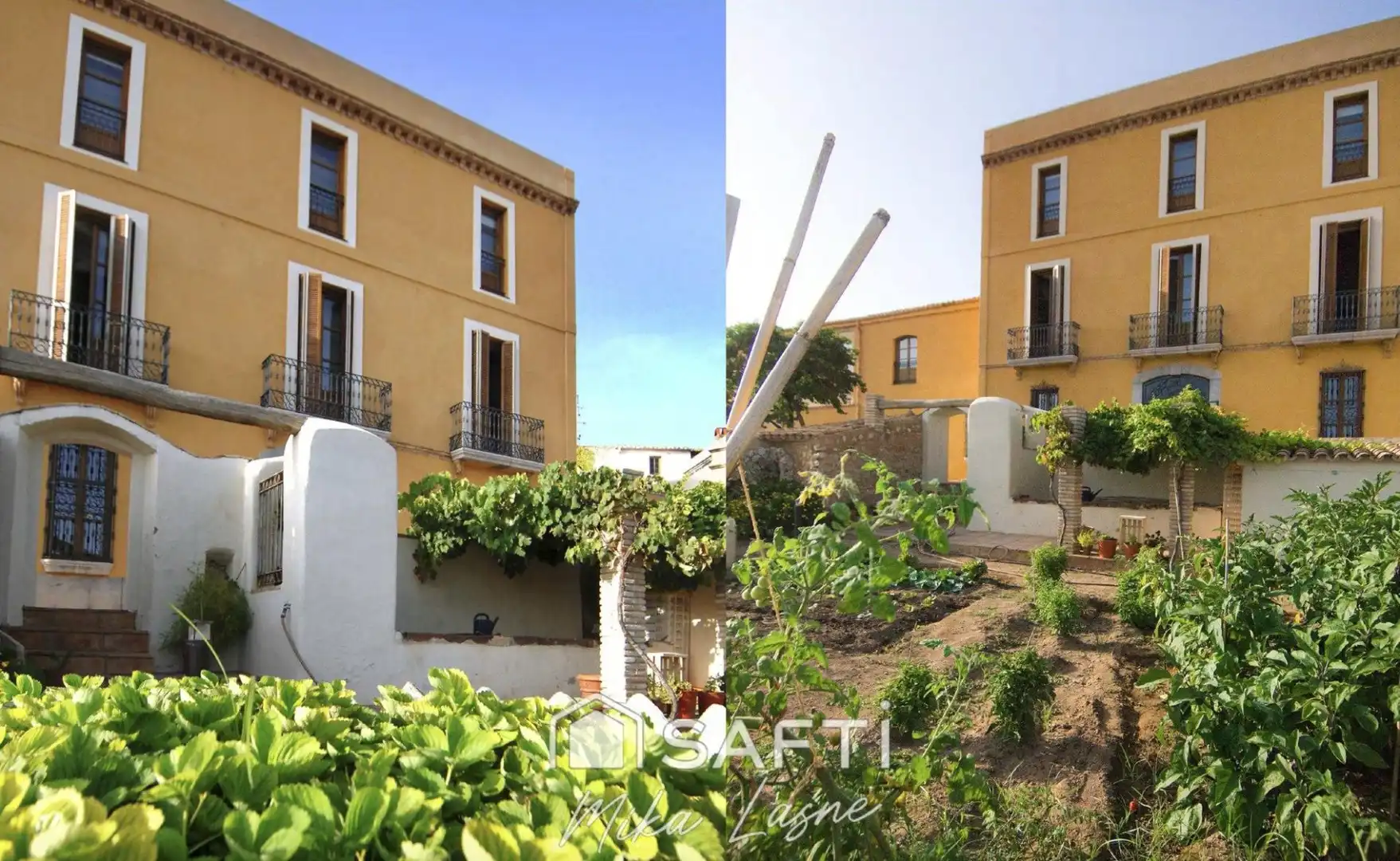 Jardí de Casa o xalet en venda en Sant Pere de Ribes amb Aire condicionat, Terrassa i Piscina