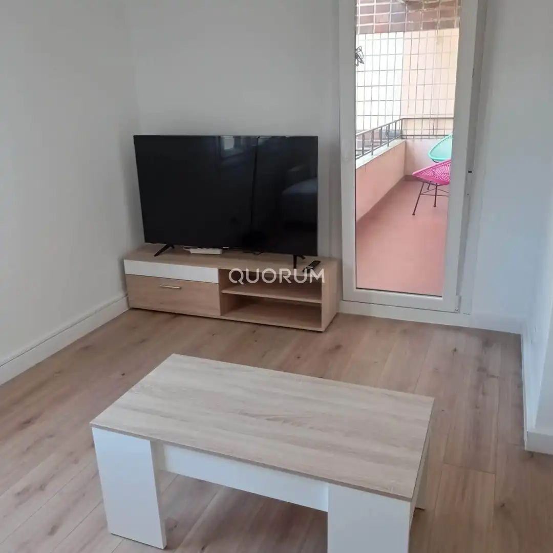 Living room of Flat for rent in Leioa  with Heating, Terrace and Furnished