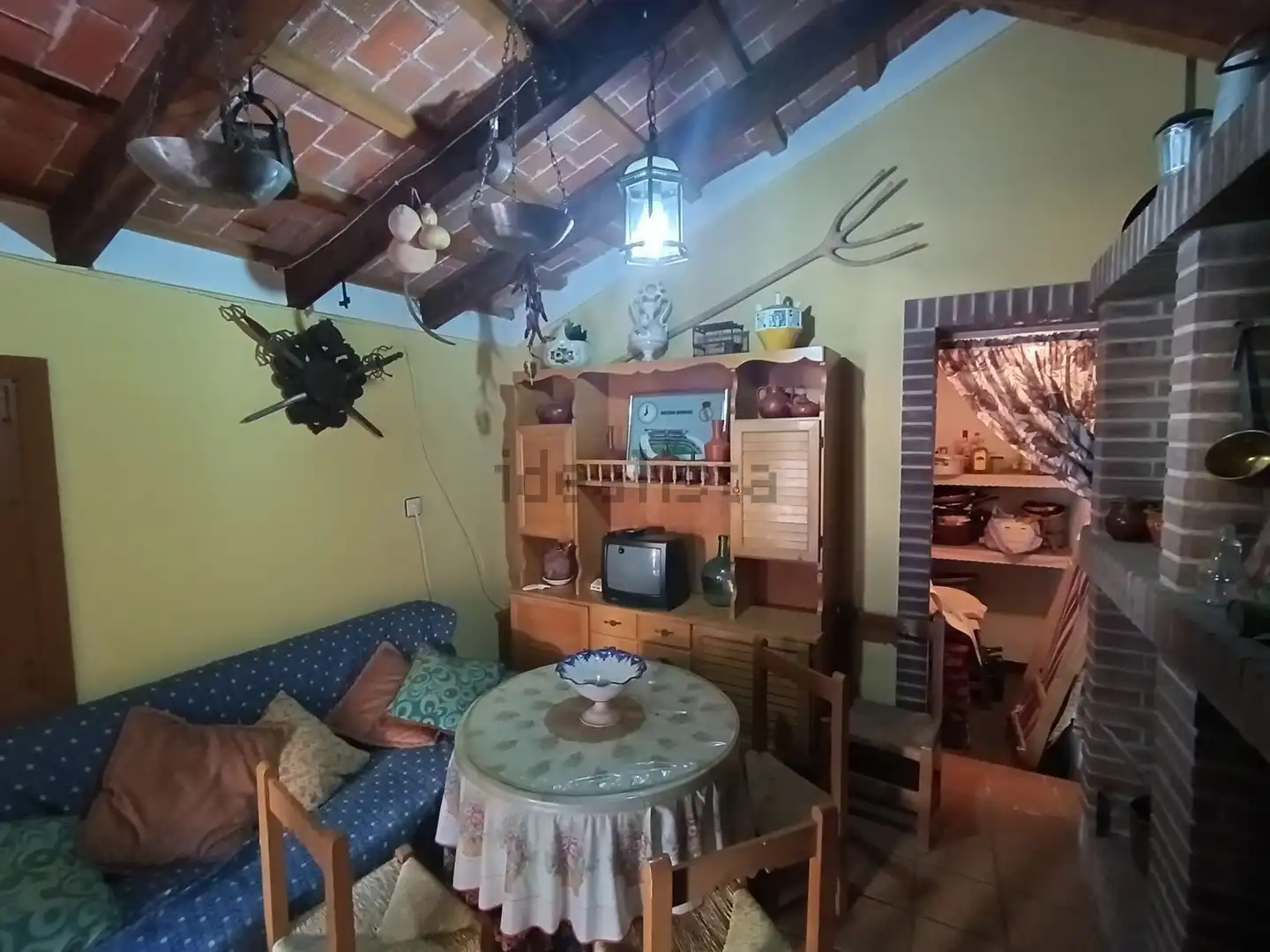 Sala de estar de Piso en venta en Calzada de Calatrava con Jardín privado