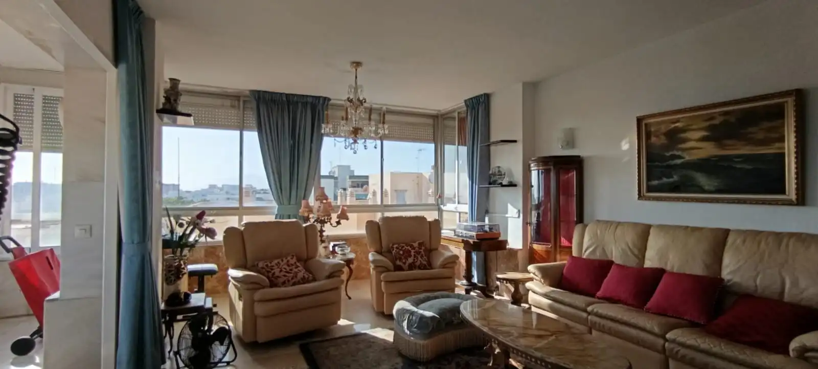 Wohnzimmer von Wohnung zum Verkauf in Marbella mit Terrasse, Möbliert und Gemeinschaftspool