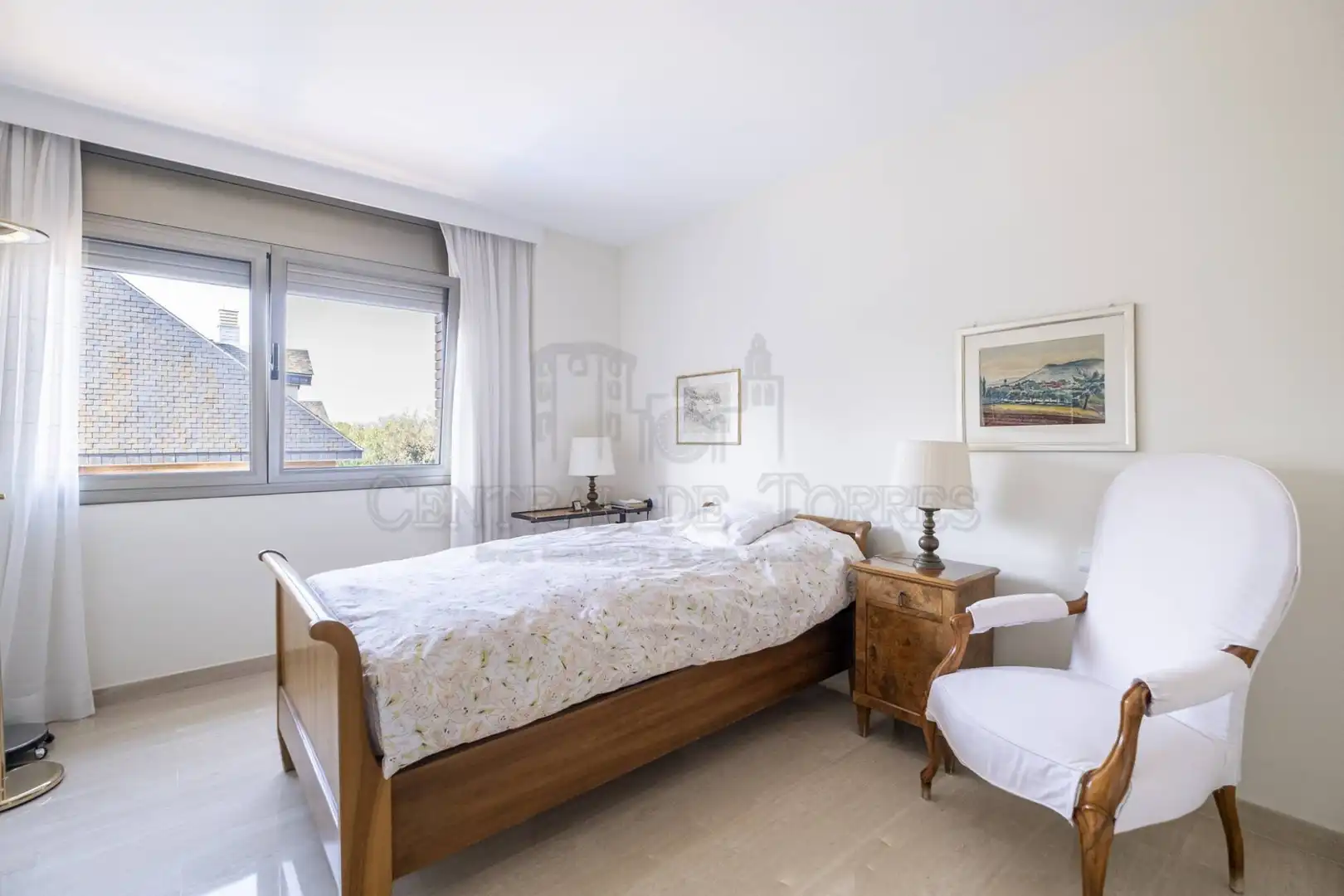 Bedroom of Attic for sale in Sant Cugat del Vallès  with Air Conditioner, Heating and Terrace
