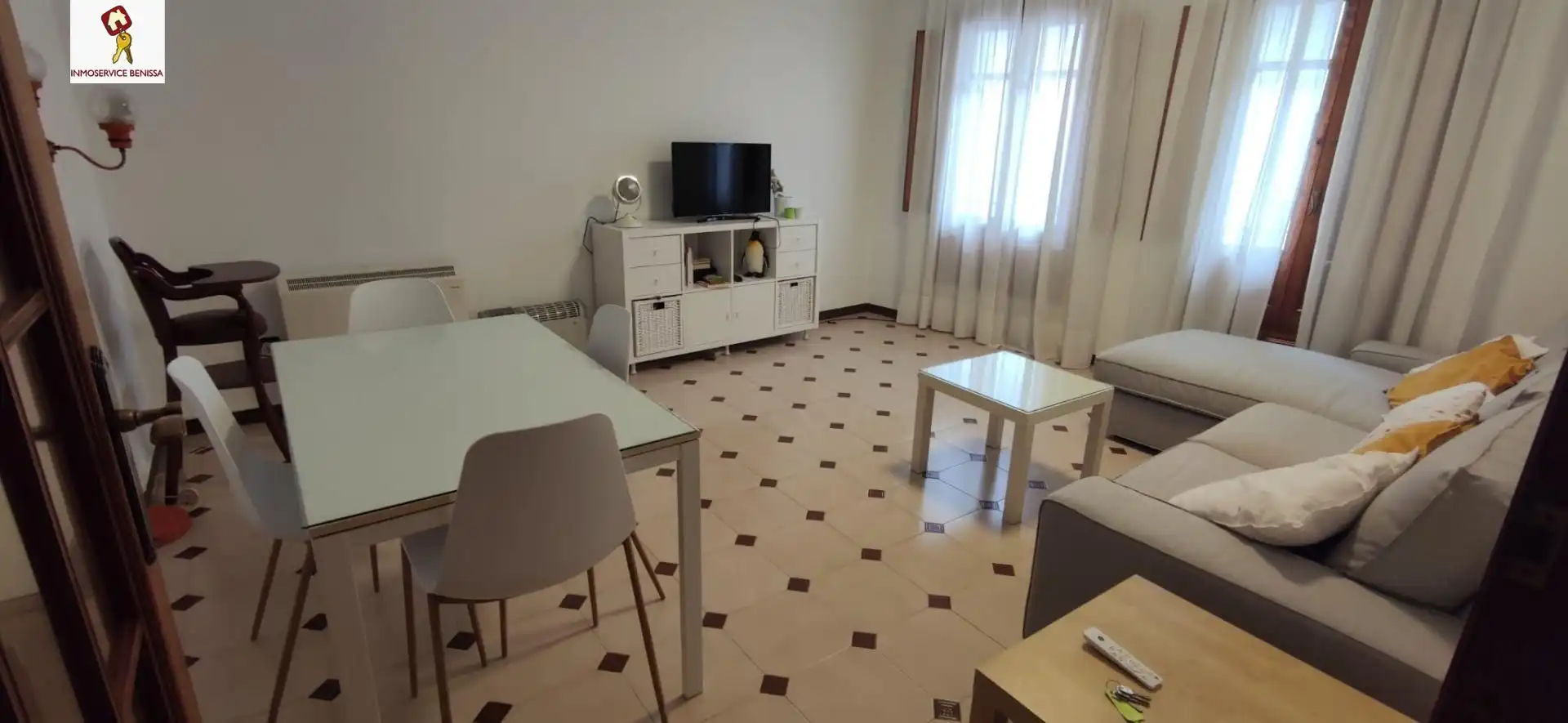 Wohnzimmer von Wohnung zur Miete in Benissa mit Möbliert