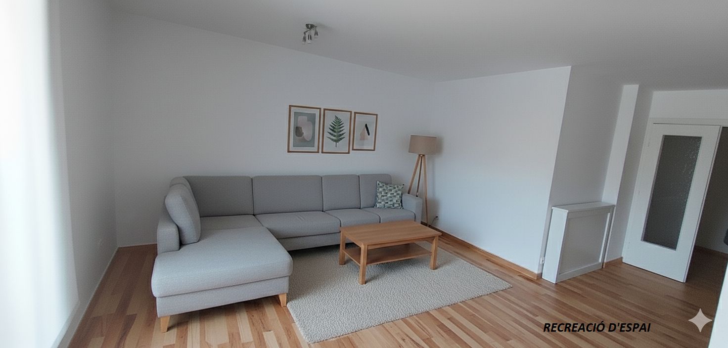 Living room of Flat for sale in Igualada  with Heating, Terrace and Oven