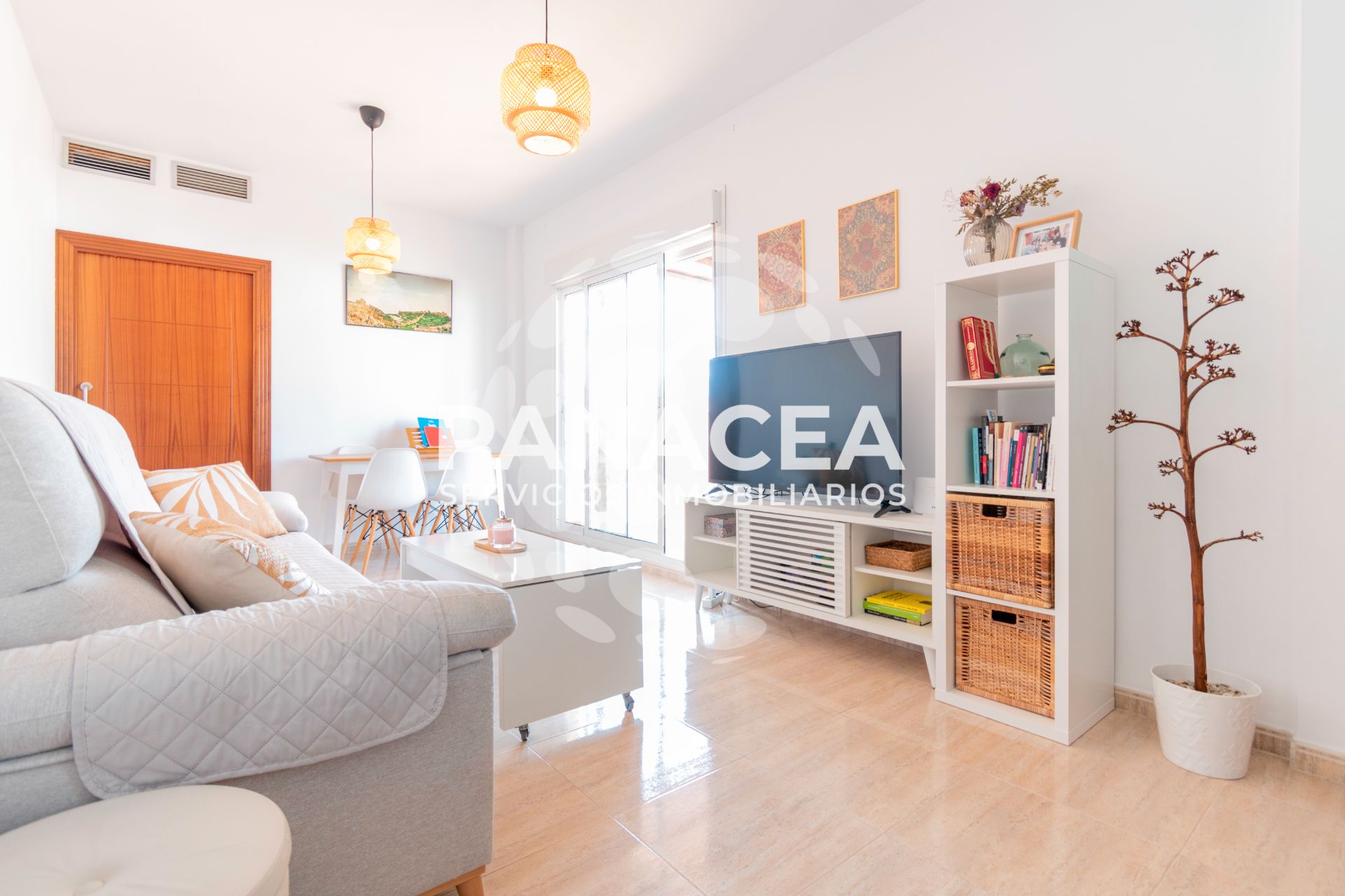 Living room of Attic for sale in El Ejido  with Terrace, Furnished and Oven