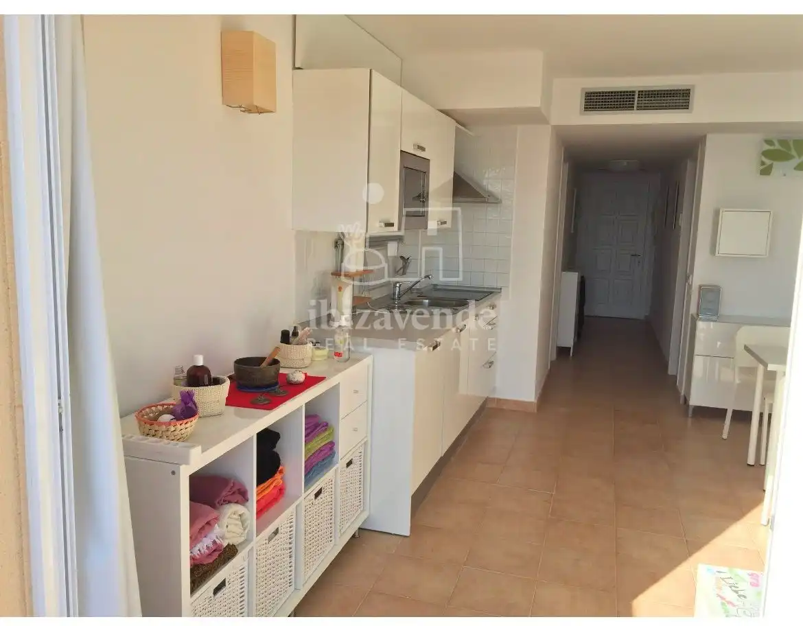 Kitchen of Flat for sale in Santa Eulària des Riu  with Air Conditioner, Heating and Terrace