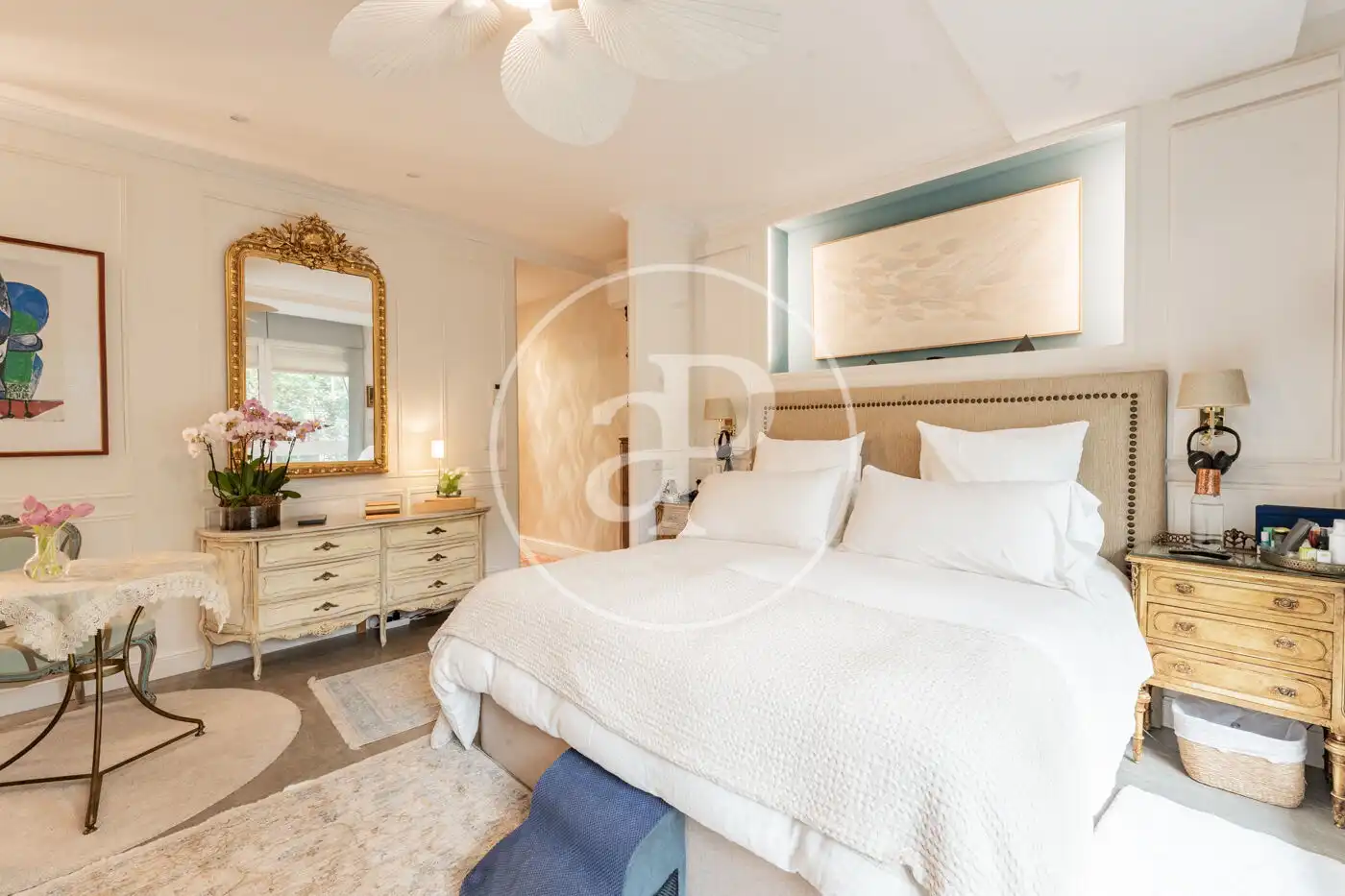 Schlafzimmer von Haus oder Chalet zum Verkauf in Madrid mit Klimaanlage, Heizung und Privatgarten