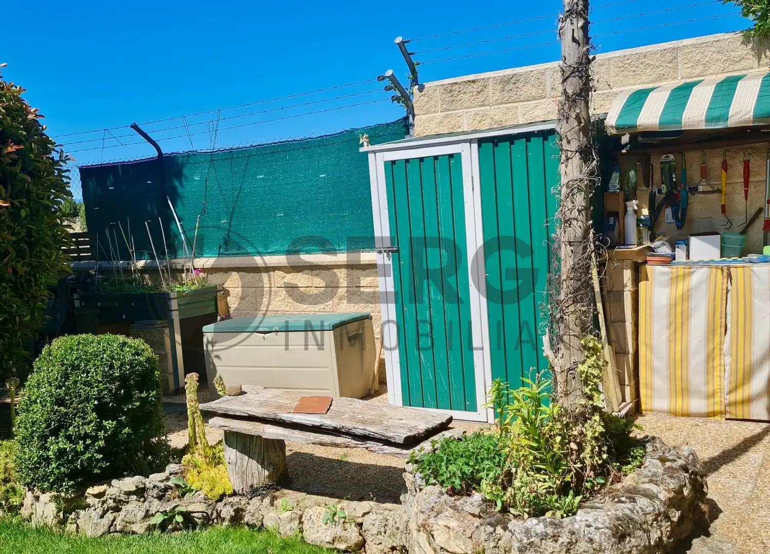 Jardín de Casa o chalet en venta en Prádena con Calefacción y Jardín privado