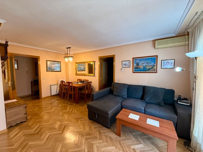 Living room of Attic for sale in  Madrid Capital  with Air Conditioner, Heating and Terrace