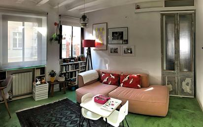 Living room of Flat for sale in  Barcelona Capital  with Air Conditioner and Heating