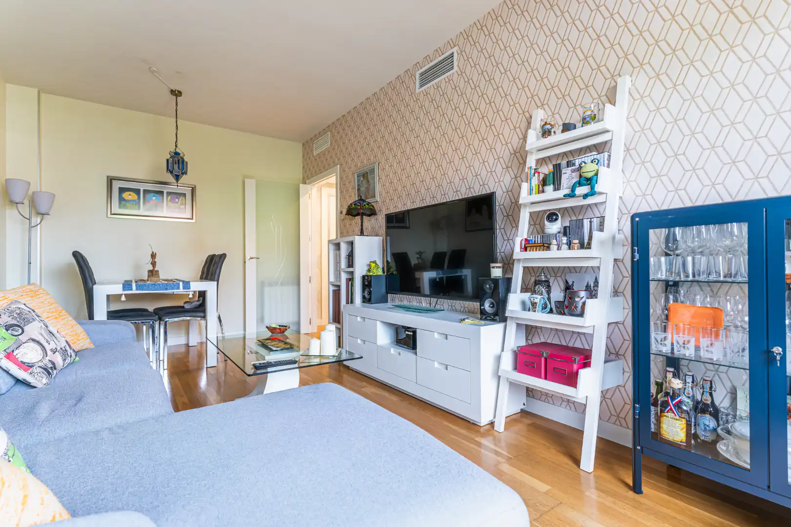 Sala de estar de Piso en venta en Las Rozas de Madrid con Aire acondicionado, Calefacción y Terraza